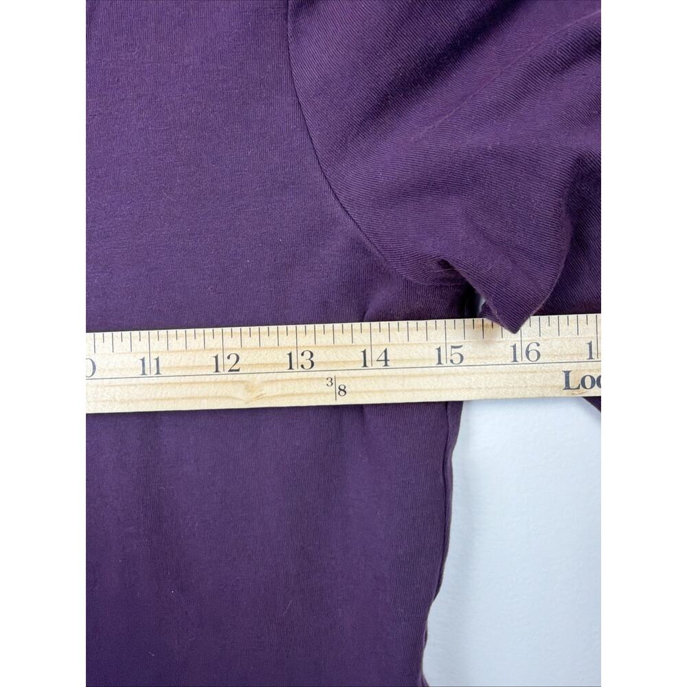 Pact Dress Women S Purple Fit & Flare Midi 3/4 Sleeve Organic Cotton Modest EC - Picture 3 of 6